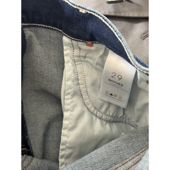 MOTHER The Stunner Ankle Fray Jeans in Teaming Up Size 29 - Picture 10 of 10